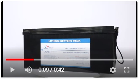 CSBattery LFP12V200 12V200Ah LifePO4 Battery