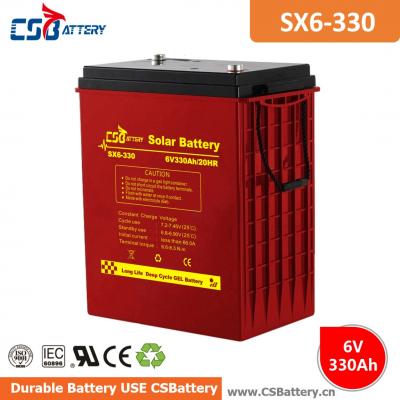 SX6-330 6v 330Ah Deep Cycle GEL Battery-Ada