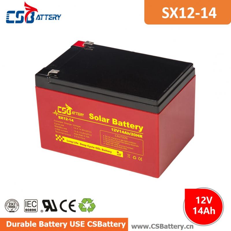 SX12-14 12V 14Ah Deep Cycle GEL Battery-Ada