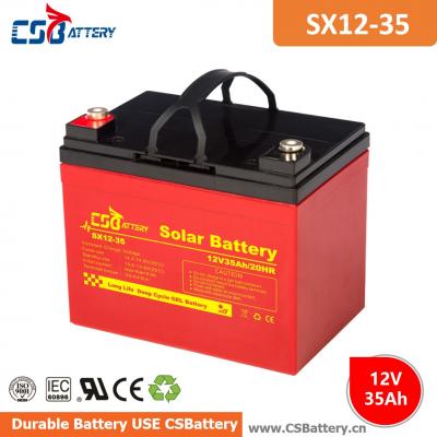 SX12-35 12V 35Ah Deep Cycle GEL Battery-Ada