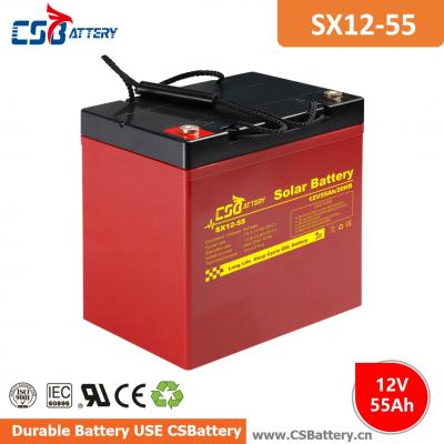 SX12-55 12V 55Ah Deep Cycle GEL Battery-Ada