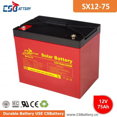 SX12-75 12V 75Ah Deep Cycle GEL Battery-Ada