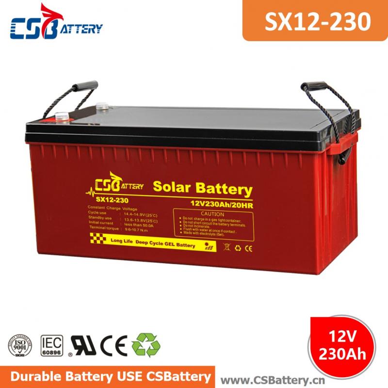SX12-230 12V 230Ah Deep Cycle GEL Battery-Ada