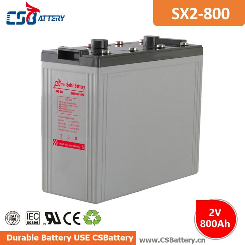 SX2-800 2V 800Ah Deep Cycle GEL Battery-Ada