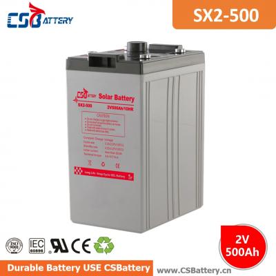 SX2-500 2V 500Ah Deep Cycle GEL Battery-Ada