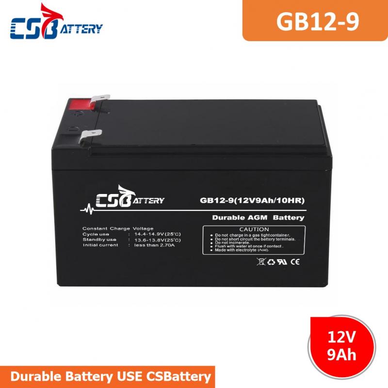 GB12-9 12V 9Ah Lead Acid AGM VRLA Battery