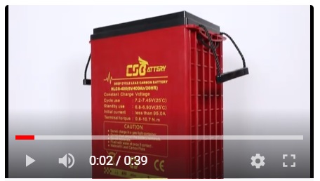 CSBattery HDC6-400 6V400Ah Lead Carbon deep cycle  battery