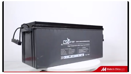 CSBattery HTB12-200 12V 200Ah High temperature deep cycle gel battery