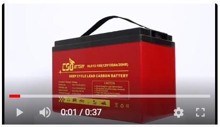 CSBattery HDC12-100 12V100Ah Lead Carbon deep cycle  battery