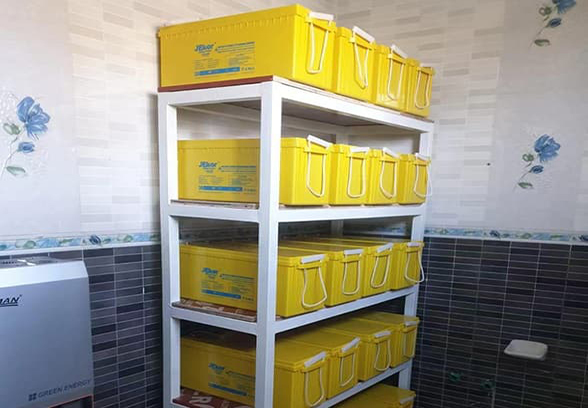 CSBattery 20PCS 12V200ah 48V1000Ah Project in Middle East