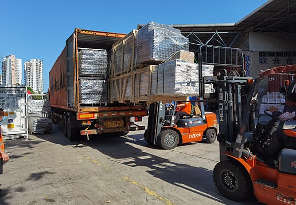 Supper loading with 6m pallets To Chile